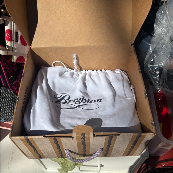 Brighton Starla Medallion Tote Navy - Picture 6 of 12